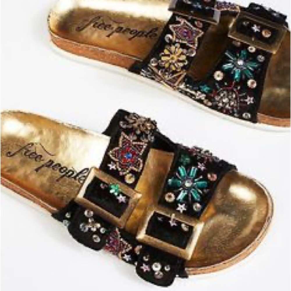 Free People beaded sandals